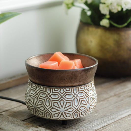 BRONZE 2-in-1 CANDLE & WAX MELT WARMER
