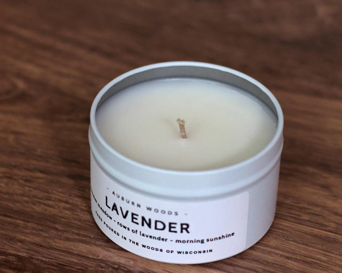 LAVENDER CANDLE TIN