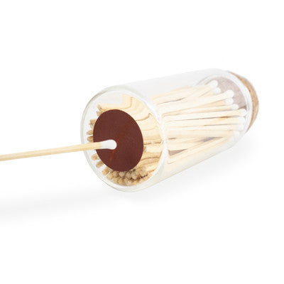 MATCHES IN GLASS JAR 4"
