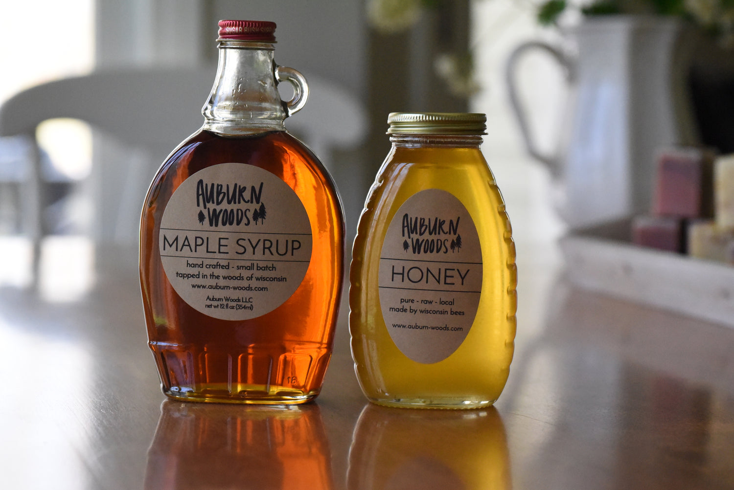 HONEY AND MAPLE SYRUP