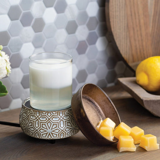 BRONZE 2-in-1 CANDLE & WAX MELT WARMER