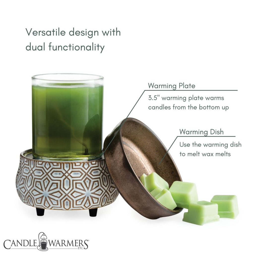 BRONZE 2-in-1 CANDLE & WAX MELT WARMER