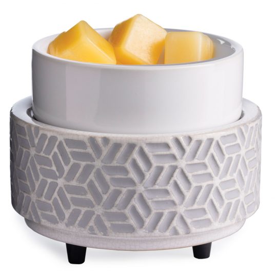 BRONZE 2-in-1 LEAF CANDLE & WAX MELT WARMER