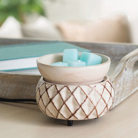 LATTICE 2-in-1 CANDLE & WAX WARMER
