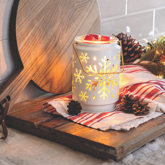 SNOWFLAKE VINTAGE BULB WARMER