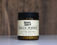 PEACH - MANGO CANDLE (amber jar)