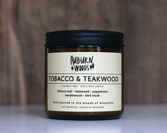 TOBACCO & TEAKWOOD CANDLE