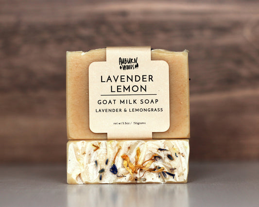 LAVENDER LEMON GOAT MILK SOAP