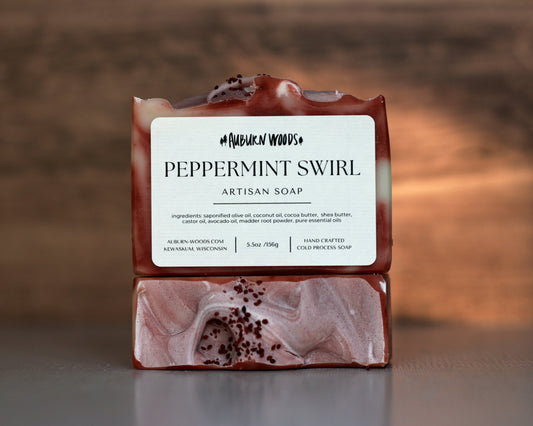 PEPPERMINT SWIRL SOAP