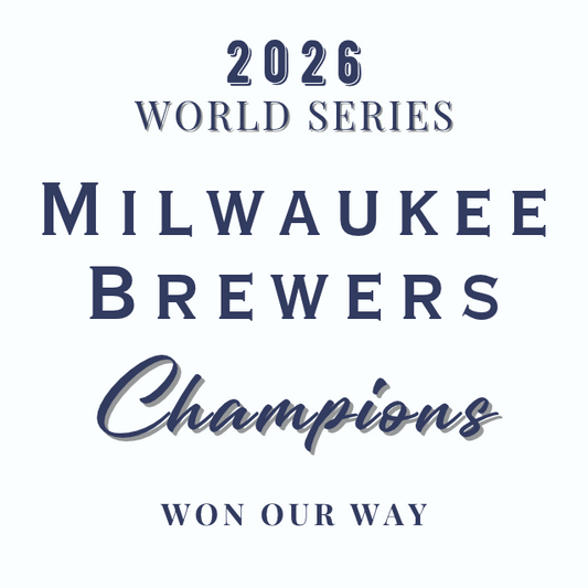 BREWERS WORLD SERIES CHAMPION CANDLE