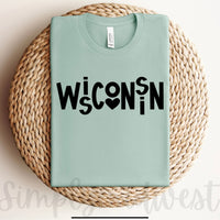 Wisconsin Heart T-Shirt