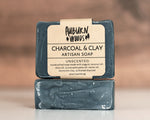 CHARCOAL & CLAY UNSCENTED SOAP