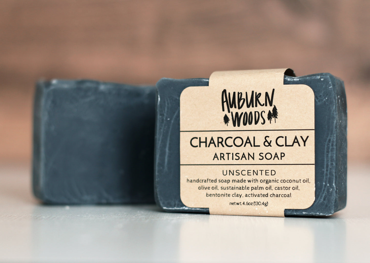 CHARCOAL & CLAY UNSCENTED SOAP