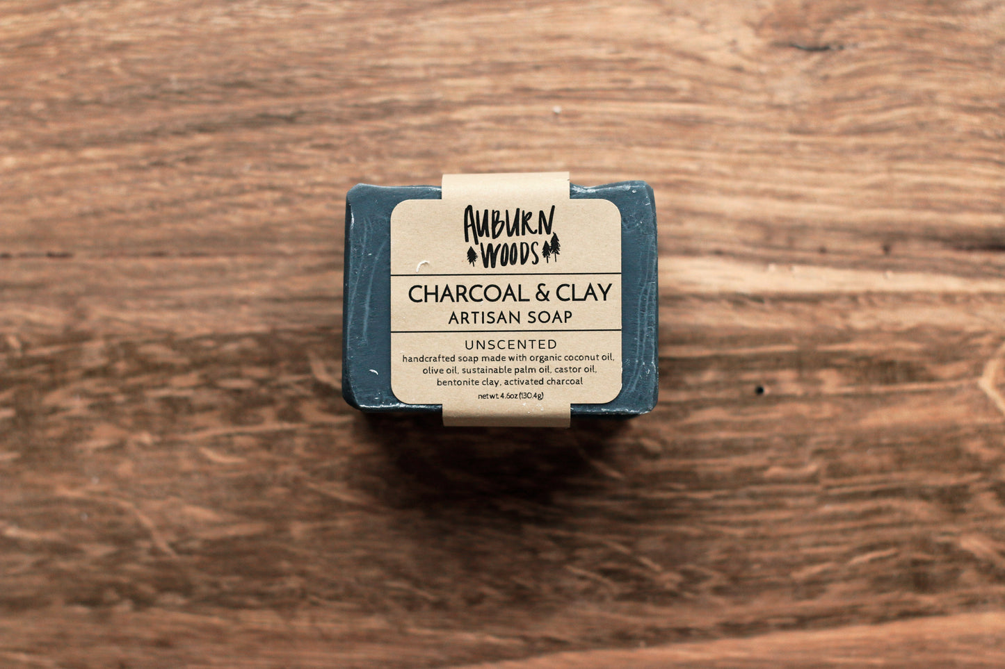 CHARCOAL & CLAY UNSCENTED SOAP