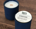 GINGHAM CANDLE (WARM GOLD)